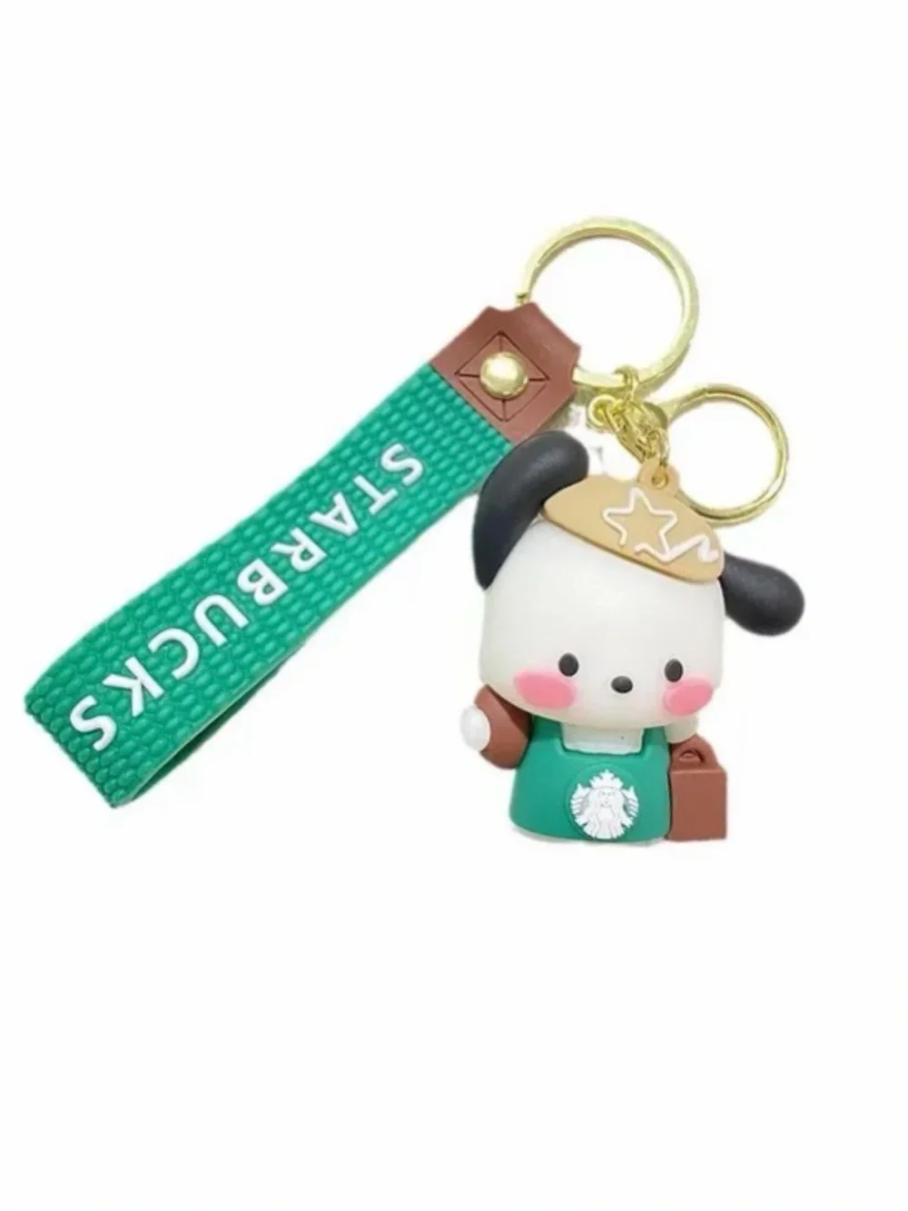 NWOT Pocha Starbucks-Style Keychain 🌟with Suitcase